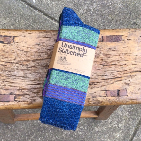 New Rudy Boot Socks Set of 3 Sundance Catalog unsimply stitched - Picture 9 of 16